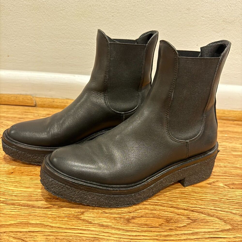 Loeffler Randall Raquel leather chelsea boots 6